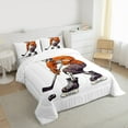 thumbnail image 3 of Castle Fairy 2-Piece Twin Size Comforter Set - Ice Hockey Gothic Sport Design, 3 of 8