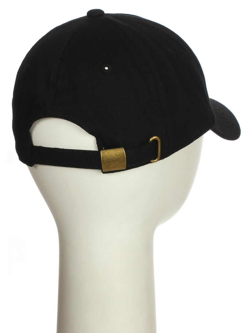 Custom Hat A to Z Initial Letters Classic Baseball Cap, Black Hat