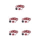 thumbnail image 3 of Greeniant CANSUCC 8 piezas/Kit bicicletas auriculares espaciador portátil anodizado antioxidante reemplazo ciclos horquilla delantera arandela roja Type2 NO2 Greeniant CBP494647, 3 of 5