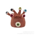 thumbnail image 2 of Sombrero hecho a mano de otoño e invierno, pulpo, animación hecha a mano, tentáculo de parásito, sombrero de lana extraño, cálido regalo de Navidad, 2 of 2
