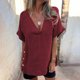 thumbnail image 2 of Sudadera con capucha de buceo,Cárdigan con capucha y cuello en V para mujer, mezcla de lana de invierno, manga corta, top informal de poliéster para uso diario, sopatenor, 2 of 9