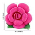 thumbnail image 3 of Gallickan Flower Plush Pillow, Rose Pillow Soft & Comfortable Flower Cushion Colorful Flower Plush Toy Home Bedroom Shop Restaurant Decor, 15.7", Hot Pink, 3 of 6