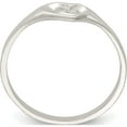 thumbnail image 2 of Sterling Silver Heart Ring (Size 7) Made In United States qr109-7, 2 of 5