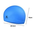 thumbnail image 2 of Swimming Hat Ear Protection Coating High Elasticity Swimming Sports Bathing Caps, 2 of 5