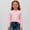 F-91Pink, variant on ZHOGXU Kids Girls T Shirts Long Sleeve Crew Neck Striped Print Casual Comfortable Top Tee With Side Pocket For Everyday Play And School,Black,3-4 Years
