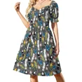 thumbnail image 3 of Vestido de manga corta Stallion, elegante y chic, vestido de noche, ropa de mujer, novedades, vestidos de mujer, 3 of 7