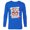 Navy, variant on Mickey Mouse & Pals Christmas Celebrate with Friends - Long Sleeve T-Shirt for Men - Customized-White