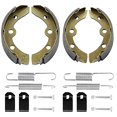 thumbnail image 1 of LEAPGOMAX Club Car Brake Shoes and Spring Kit for DS G&E 1995-up (Automatic Adjust)& Precedent 1018232-01 Golf Cart Replacement Brake Shoe Pads (2 Short & 2 Long), 1 of 5