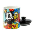 thumbnail image 3 of Enesco 6004977 Disney by Britto Mickey Mouse and Pluto Cookie Jar Canister, 6 Inch, Multicolor, 3 of 4