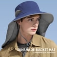 thumbnail image 2 of REDESS Nylon Sun Hats for Women and Men UPF 50+ Sun Protection and Neck Flap,Bucket Hat for Men and Women, 2 of 8