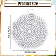 thumbnail image 4 of Chainmail Scrubber, Stainless Steel Chainmail Scrubber with Hanging Ring - Non-Stick Skillet & Bbq Grill Cleaner, Rust-Resistant & Durable, Round Pot Cookware Essential, Stainless Steel Pot Cleaner, 4 of 8