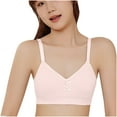 thumbnail image 6 of Cute Sports Bras Girls' T-Shirt Wireless Training Bra with Adjustable Straps, Soft & Comfortable Teen Girls Underwear Bralette 17Y, 6 of 8