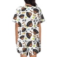 thumbnail image 3 of Rocae Rottweiler for Two Piece Sleepwear Pajamas Sets for Women Soft Short-Sleeved Pjs with Lounge Shorts Small, 3 of 9