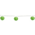 thumbnail image 6 of 10-Count Green Shamrock St. Patrick's Day Paper Lantern Lights Clear Bulbs, 6 of 8