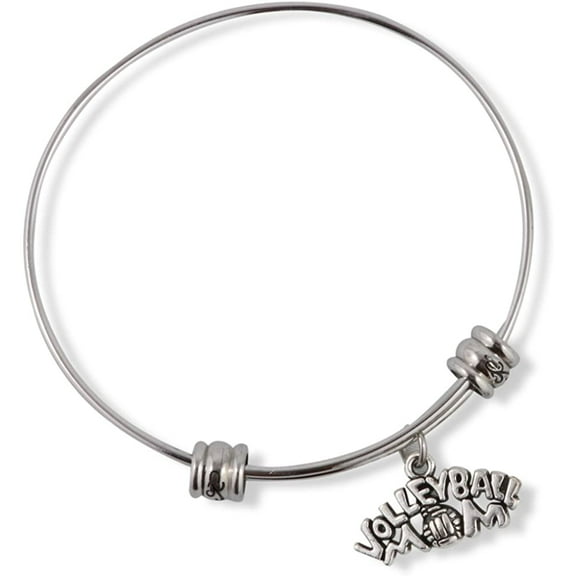 Volleyball Mom Fancy Bangle