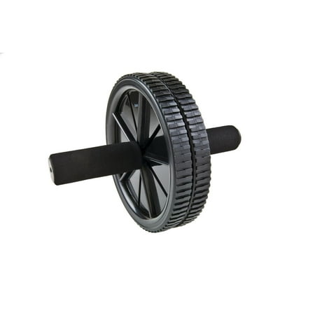 Dual Exercise Ab Wheel with Foam Padded Handles