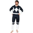 thumbnail image 3 of Superhero Force Trooper Power Costume Halloween Pajamas Jumpsuit Black XX-Large, 3 of 6