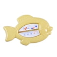 thumbnail image 2 of Termómetro de baño para bebé Termómetro de agua para bañera de bebé con forma de pez pequeño y lindo para uso en seco y húmedo Amarillo, 2 of 12