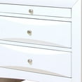 thumbnail image 6 of ACME Ireland 2 Drawer Wood Nightstand in White, 6 of 7