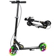 thumbnail image 1 of Adjustable Black Scooter for Kids 3-8 - Light-Up Wheels, Metal Frame, Foldable Design - Perfect for Outdoor Play & Easy Storage, 1 of 7