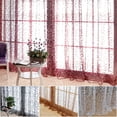 thumbnail image 2 of Pastoral Floral Sheer Tulle Voile Bufanda de puerta Cenefas Drape Window Curtai 1 PCS Inevent SH1106-38, 2 of 2