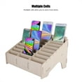 thumbnail image 6 of Eatbuy Wood 24-Compartment Cell Phone Holder, 6 of 8