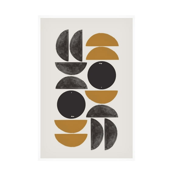 Trademark Fine Art THE MIUUS STUDIO Retro Composition Canvas Wall Art