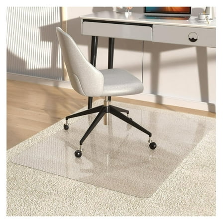 " x 36" Office Chair Mat for Carpeted Floors, 10 pounds Heavy Duty Desk Chair Mat, Can be Used on Carpet or Hard Floor 48"x36"x0.12" Transparent