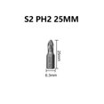 thumbnail image 1 of Hex Shank Magnetic Anti Slip Long Reach Electric Screwdriver 25-150mm Bits PH2, 1 of 4