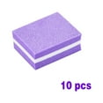 thumbnail image 1 of Ruiboury 10 Pcs Mini Éponge Lime à Ongles Double Face Tampon Bloc Outil de Manucure Portable, 1 of 8