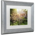 thumbnail image 2 of Trademark Fine Art "Dream Garden" Canvas Art by Philippe Hugonnard, White Matte, Silver Frame, 2 of 4
