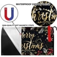 thumbnail image 5 of Merry Christmas Mailbox Cover Xmas Celebrating Ceremony Festival Winter Holiday Magnetic Mailbox Covers Decorative Xmas Mail Box Wraps Post Letter for Yard Garden Standard Size 18x21 Inch, 5 of 6