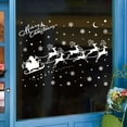 thumbnail image 4 of Décorations de Noël Autocollants en Verre Traîneau du Père Noël Autocollants Flocon de Neige pour Fenêtre, 4 of 4