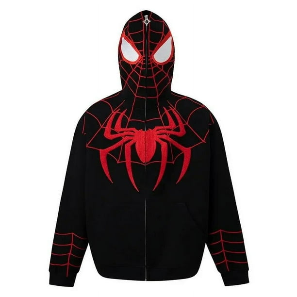 Sudaderas con capucha de Marvel Spider Man para hombre y mujer, ropa con estampado Digital 3d, sudaderas de hip-hop con cremallera, ropa superior, regalos 2023