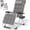 Grey, variant on Zero Gravity Chair with Cushion, Reclining Outdoor Patio Lounge Chair, Folding Indoor Anti Gravity Recliner, Portable Lounger with Removable Cup Holder Side Tray and Pillow Headrest (Blue)