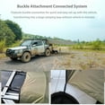 thumbnail image 3 of GEERTOP Large Car Awning Tarp for Camping Backpacking Tarp SUV Tailgate Truck Canopy Sun Shade Waterproof Outdoor Rear Vehicle Awning Shelter for Van, MPV, Campers, 3 of 7