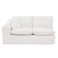thumbnail image 3 of 107" Modern Boucle Sectional Sofa with Reversible Chaise for Living Room, Comfy Cloud Couch with Pillows (Beige), 3 of 11