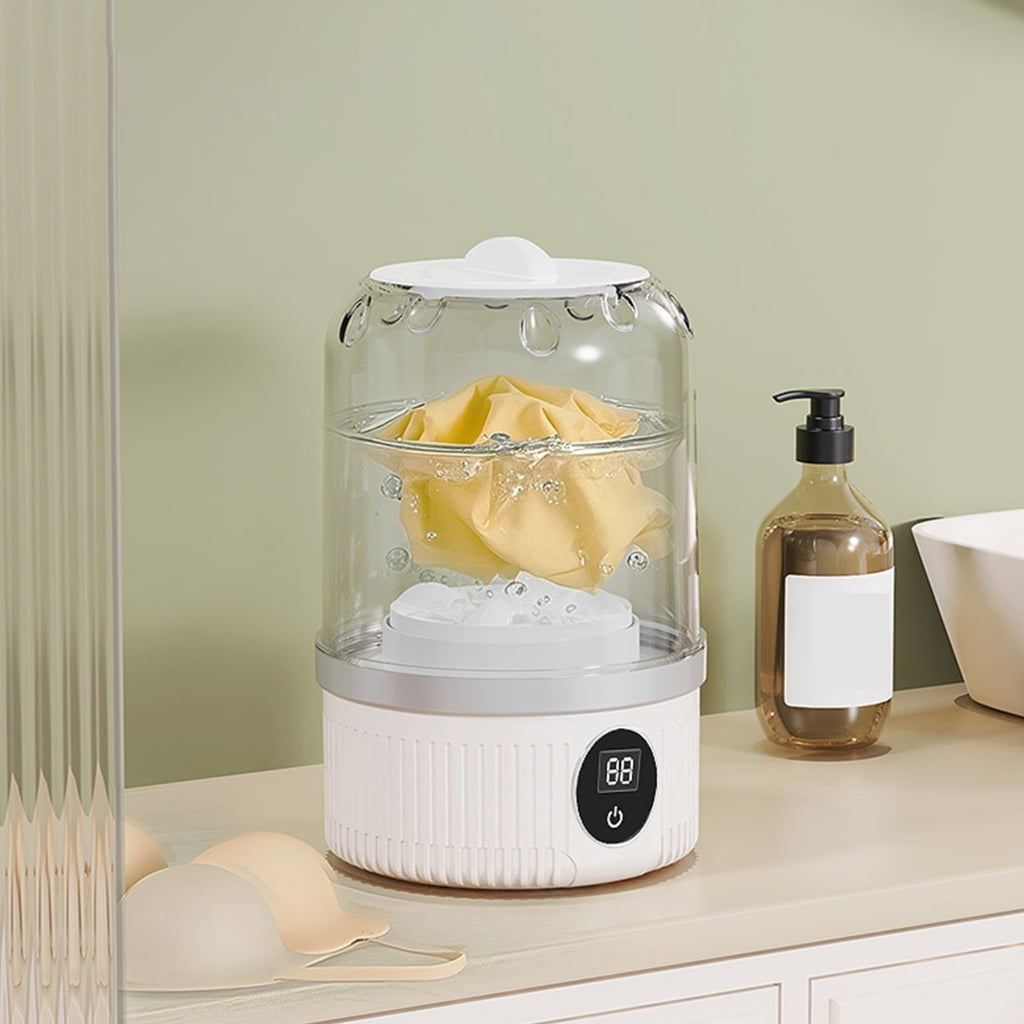 Rechargeable Handheld Washing Machine for Travel Home Use 3000mAh Battery Delicate Garments Baby Clothes Laundry Device