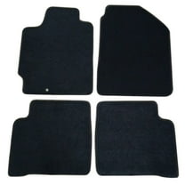 Ikon Motorsports Compatible with 02-06 Nissan Altima OE Factory Style Black Nylon Carpet Car Floor Mats Front Rear 4pcs 2002 2003 2004 2005 2006