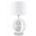 thumbnail image 2 of Elegant Decor Sparkle Collection 1-Light Silver Finish Table Lamp, 2 of 5