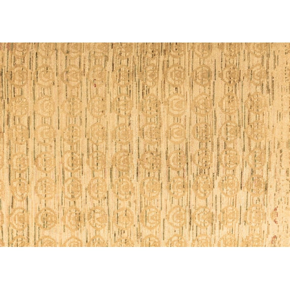 Ahgly Company Indoor Rectangle Solid Brown Modern Area Rugs, 8' x 12'