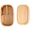 thumbnail image 2 of Wooden Lunch Box, Bento Bento Box, For Kids Adults, 2 of 8