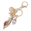 thumbnail image 1 of Ofertas Únicas 1 Pc Llavero Estilo Oceánico Acrílico Metal ["Estilo Oceánico 1"] Blanco Marrón Claro, 1 of 5