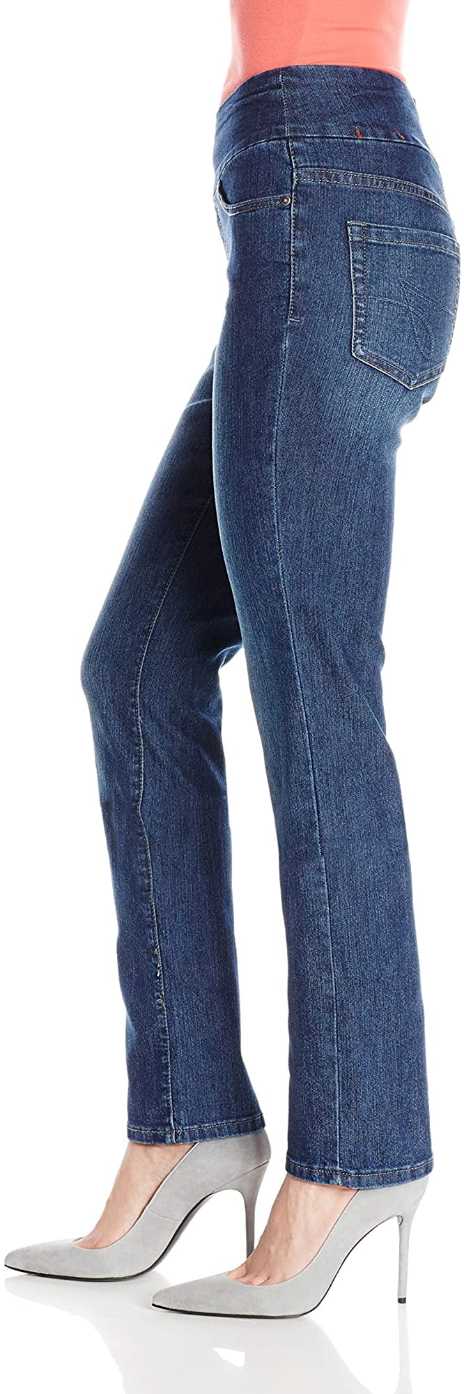 Jag Jeans Womens Peri Pull On Straight 