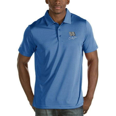 - Dale Earnhardt Jr. Antigua Quest Striped Jersey Polo - Royal
