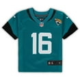 thumbnail image 2 of Preschool Nike Trevor Lawrence Teal Jacksonville Jaguars Game Jersey, 2 of 3