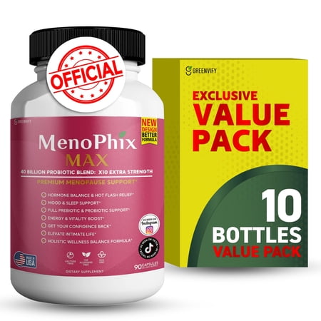 Menopause Support Supplement Extra Strength 40 Billion CFU Probiotics Hormonal Balance & Vitality,