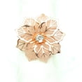 thumbnail image 2 of Servilleteros, Servilleteros de aleación con flor hueca, Servilletero de anillo Adorno Servilleteros florales para el hogar Juego de anillos para boda Fiesta Festividad Banquete Mesa de Navidad Sincero  Hogar, 2 of 6