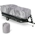 thumbnail image 1 of Pyle PCV441 Armor Shield Universal Waterproof Pontoon Boat Cover, 1 of 7