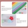 thumbnail image 2 of SEWACC Folding Paper Strip for Star Folding Assorted Color Paper for Crafts and DIY Origami 2700pcs, 2 of 8